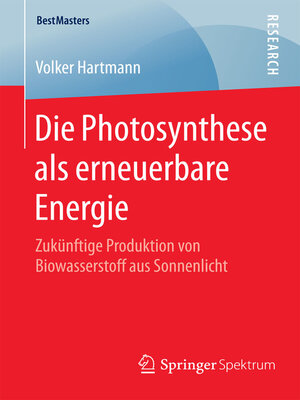 cover image of Die Photosynthese als erneuerbare Energie